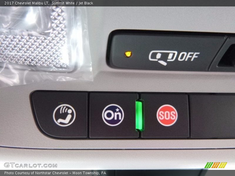 Summit White / Jet Black 2017 Chevrolet Malibu LT