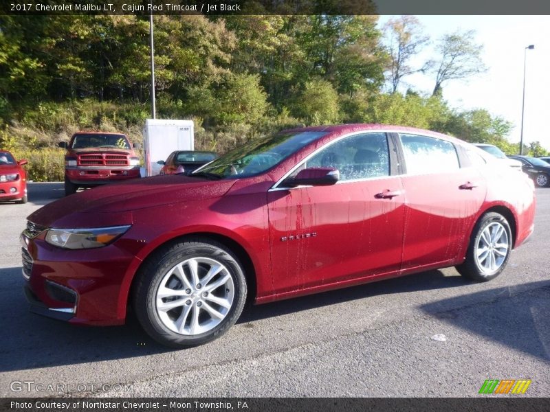 Cajun Red Tintcoat / Jet Black 2017 Chevrolet Malibu LT