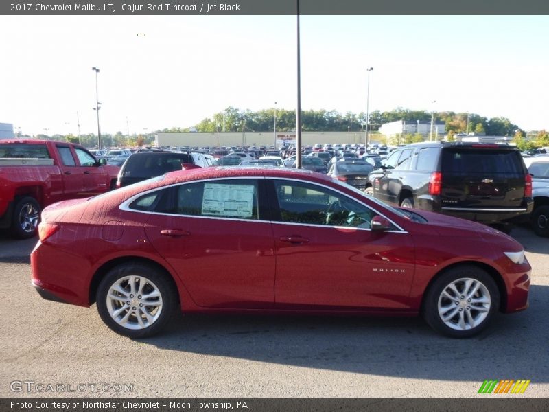 Cajun Red Tintcoat / Jet Black 2017 Chevrolet Malibu LT