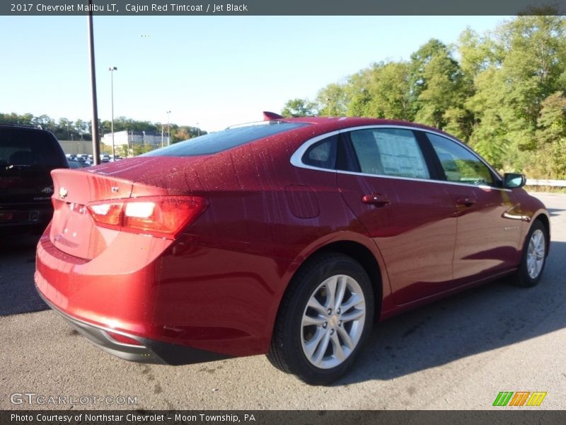 Cajun Red Tintcoat / Jet Black 2017 Chevrolet Malibu LT