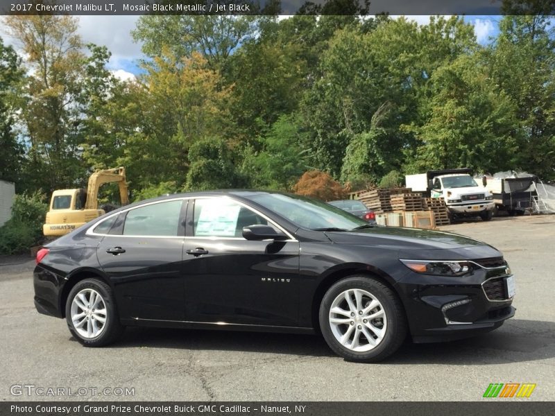 Mosaic Black Metallic / Jet Black 2017 Chevrolet Malibu LT