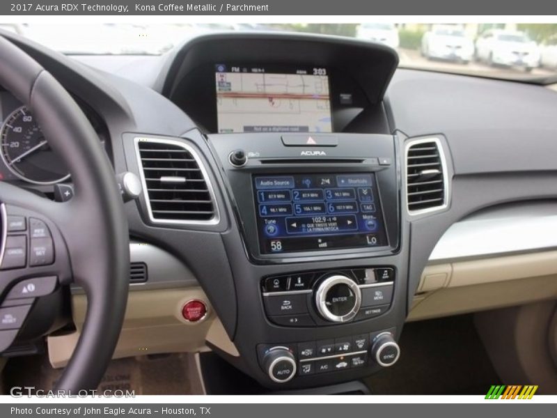 Kona Coffee Metallic / Parchment 2017 Acura RDX Technology
