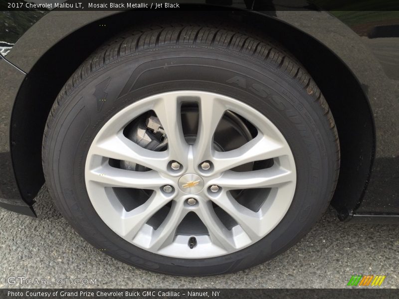 Mosaic Black Metallic / Jet Black 2017 Chevrolet Malibu LT