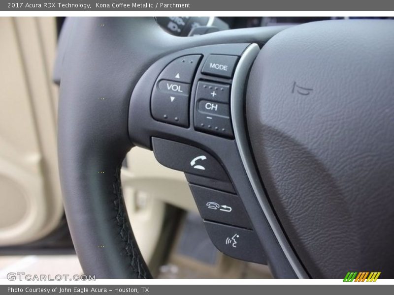 Kona Coffee Metallic / Parchment 2017 Acura RDX Technology