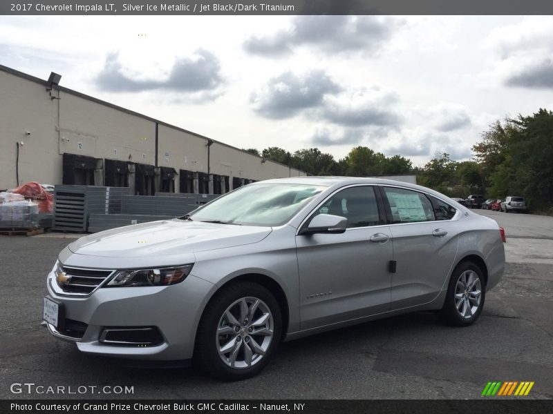 Silver Ice Metallic / Jet Black/Dark Titanium 2017 Chevrolet Impala LT