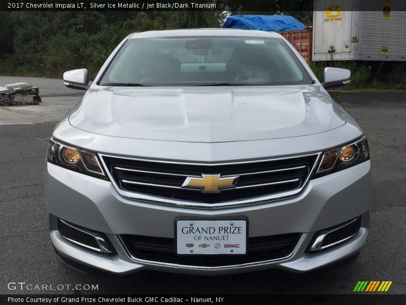 Silver Ice Metallic / Jet Black/Dark Titanium 2017 Chevrolet Impala LT