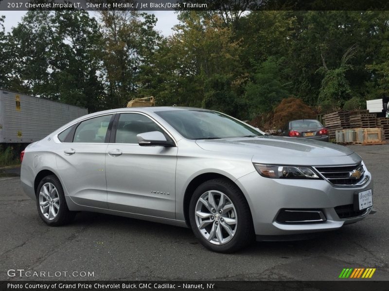 Silver Ice Metallic / Jet Black/Dark Titanium 2017 Chevrolet Impala LT