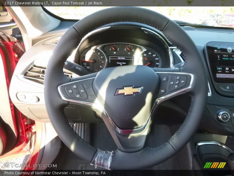 Cajun Red Tintcoat / Jet Black 2017 Chevrolet Malibu LT
