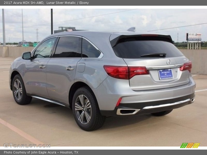 Lunar Silver Metallic / Ebony 2017 Acura MDX SH-AWD