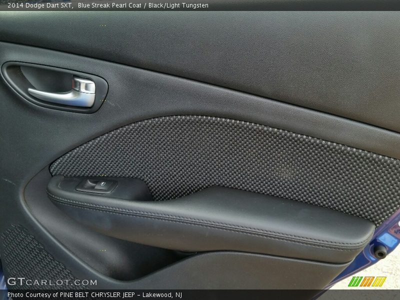 Blue Streak Pearl Coat / Black/Light Tungsten 2014 Dodge Dart SXT