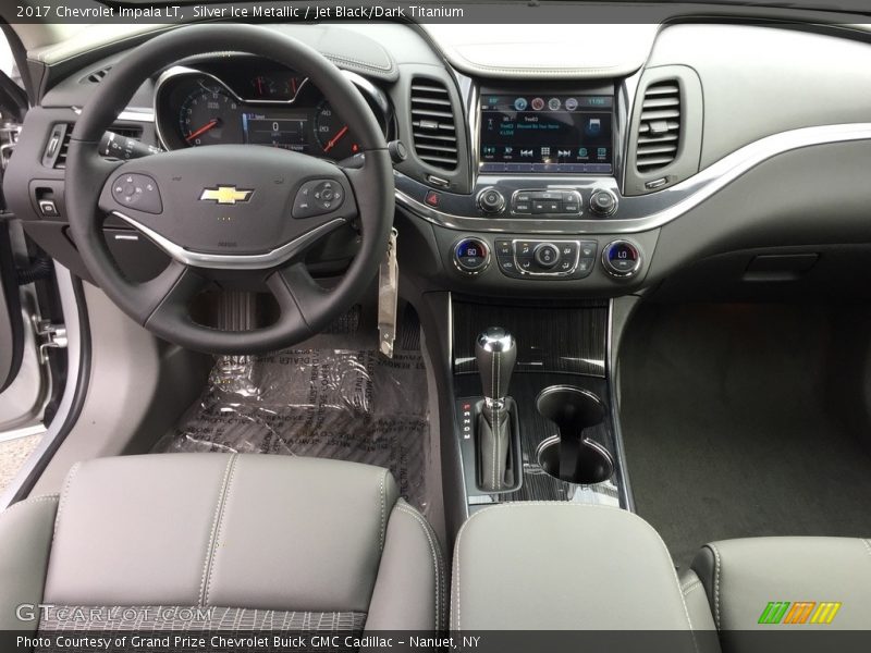 Silver Ice Metallic / Jet Black/Dark Titanium 2017 Chevrolet Impala LT
