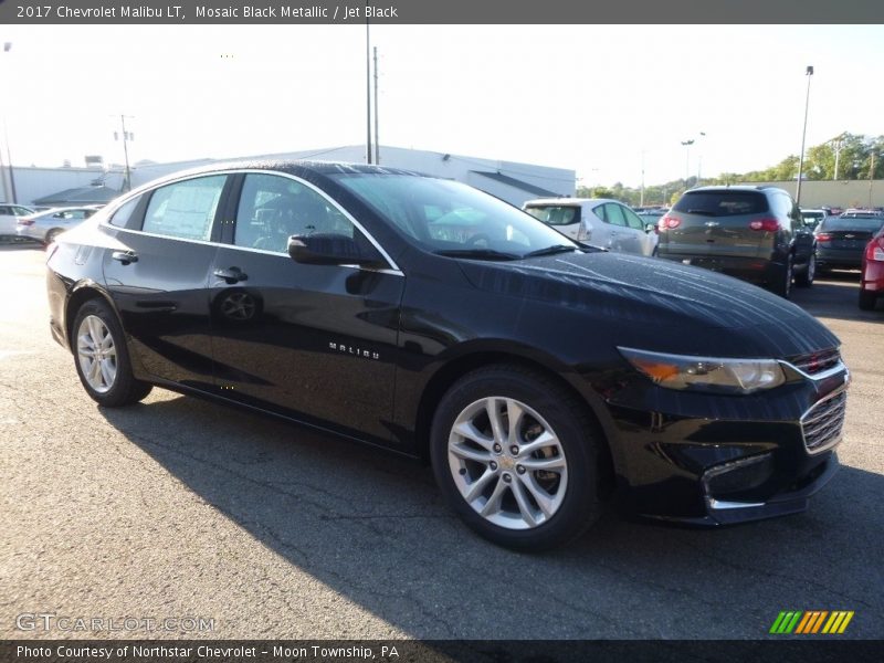 Mosaic Black Metallic / Jet Black 2017 Chevrolet Malibu LT