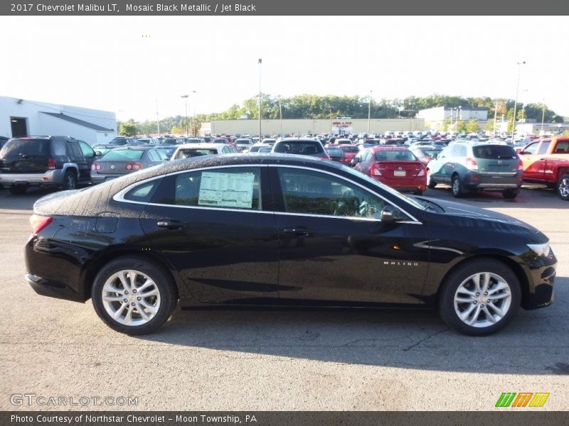 Mosaic Black Metallic / Jet Black 2017 Chevrolet Malibu LT
