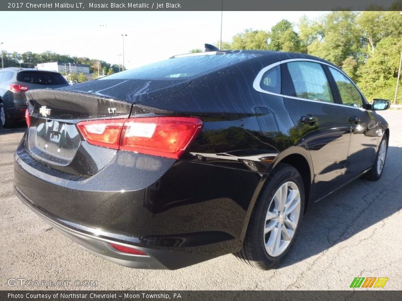Mosaic Black Metallic / Jet Black 2017 Chevrolet Malibu LT