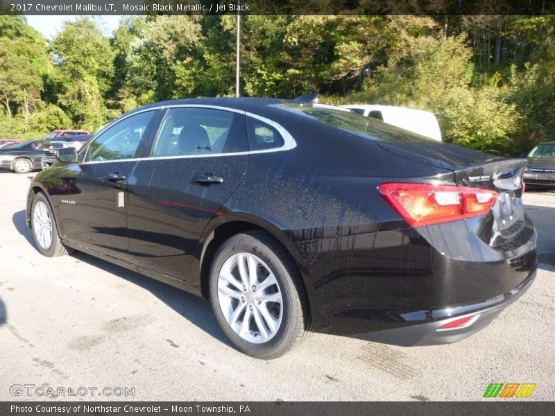 Mosaic Black Metallic / Jet Black 2017 Chevrolet Malibu LT