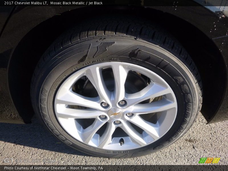 Mosaic Black Metallic / Jet Black 2017 Chevrolet Malibu LT