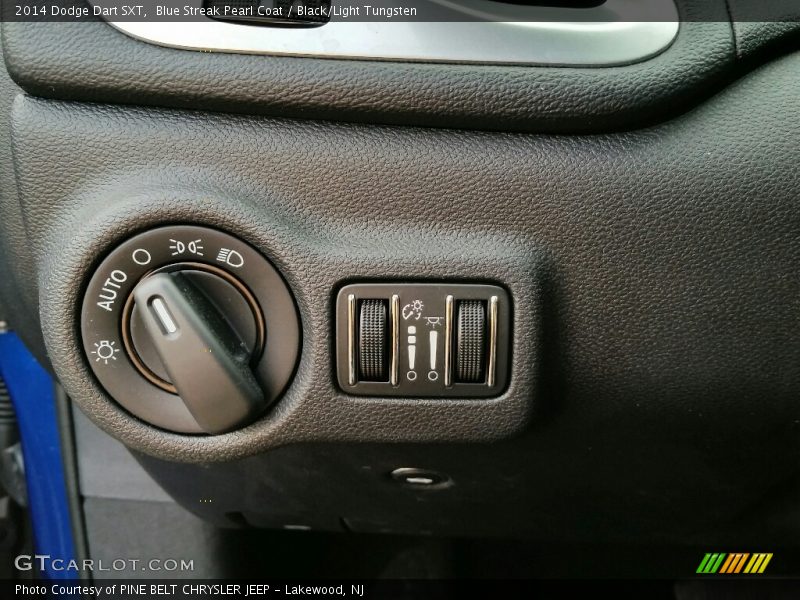 Blue Streak Pearl Coat / Black/Light Tungsten 2014 Dodge Dart SXT