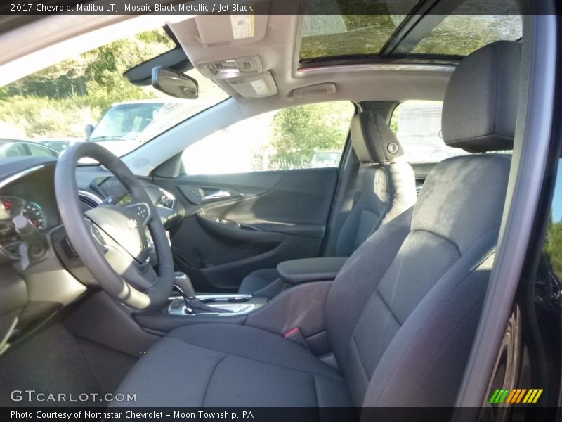 Mosaic Black Metallic / Jet Black 2017 Chevrolet Malibu LT