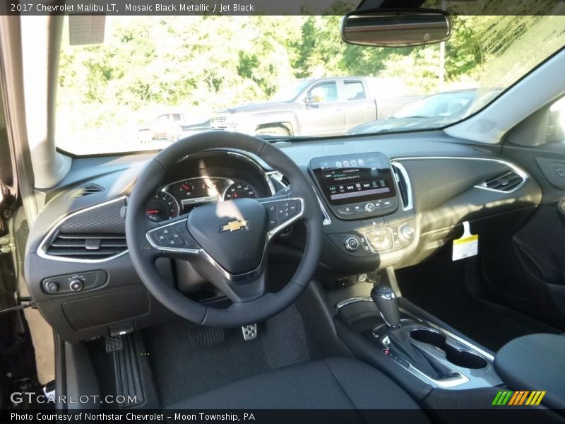 Mosaic Black Metallic / Jet Black 2017 Chevrolet Malibu LT