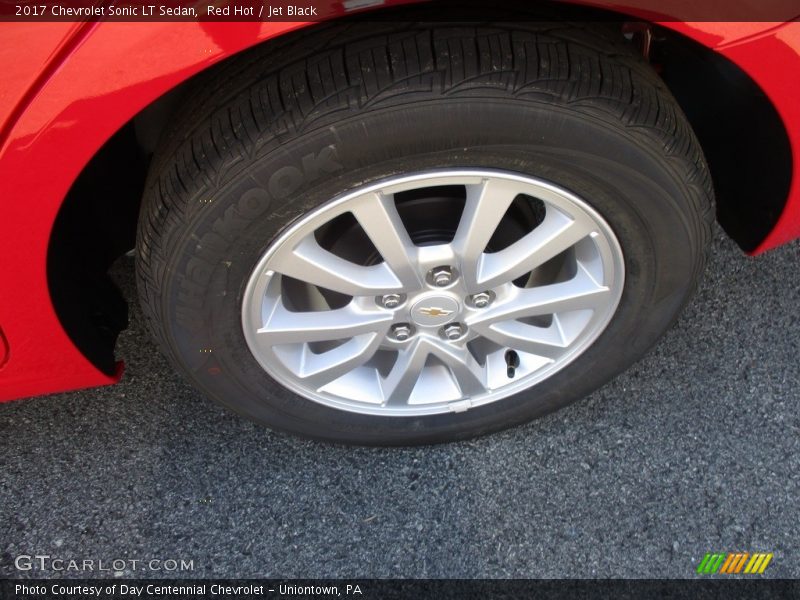 Red Hot / Jet Black 2017 Chevrolet Sonic LT Sedan