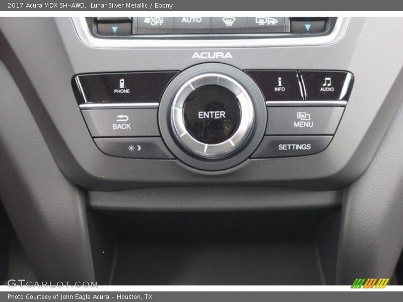 Lunar Silver Metallic / Ebony 2017 Acura MDX SH-AWD