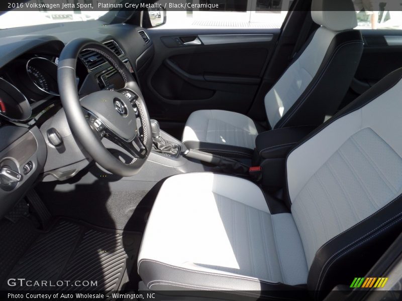 Front Seat of 2016 Jetta Sport