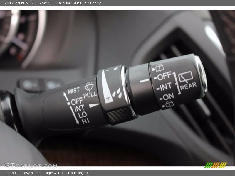 Lunar Silver Metallic / Ebony 2017 Acura MDX SH-AWD