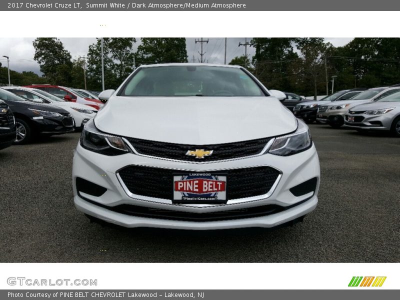 Summit White / Dark Atmosphere/Medium Atmosphere 2017 Chevrolet Cruze LT
