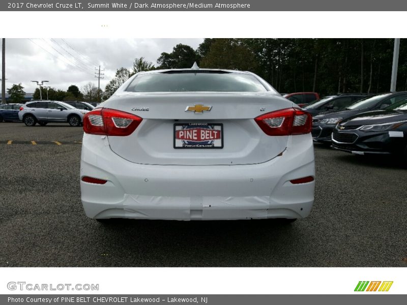 Summit White / Dark Atmosphere/Medium Atmosphere 2017 Chevrolet Cruze LT