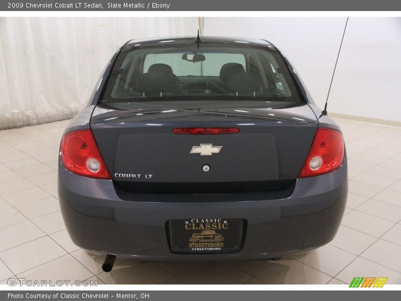 Slate Metallic / Ebony 2009 Chevrolet Cobalt LT Sedan