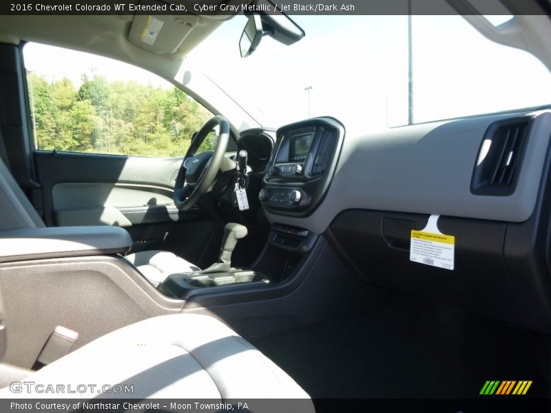 Cyber Gray Metallic / Jet Black/Dark Ash 2016 Chevrolet Colorado WT Extended Cab