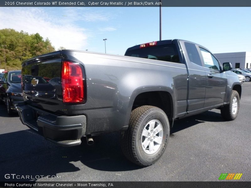 Cyber Gray Metallic / Jet Black/Dark Ash 2016 Chevrolet Colorado WT Extended Cab