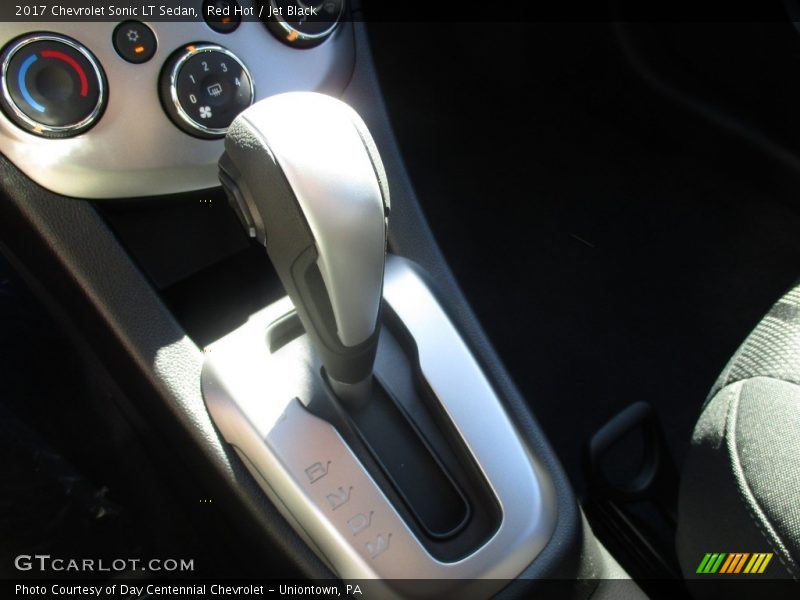 Red Hot / Jet Black 2017 Chevrolet Sonic LT Sedan