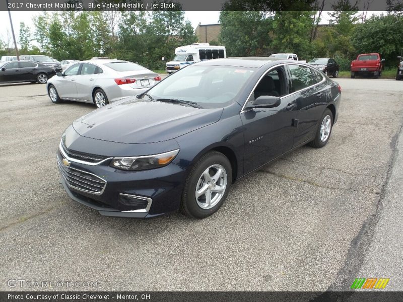 Blue Velvet Metallic / Jet Black 2017 Chevrolet Malibu LS