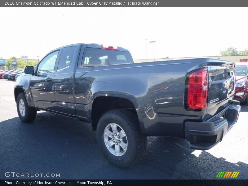 Cyber Gray Metallic / Jet Black/Dark Ash 2016 Chevrolet Colorado WT Extended Cab