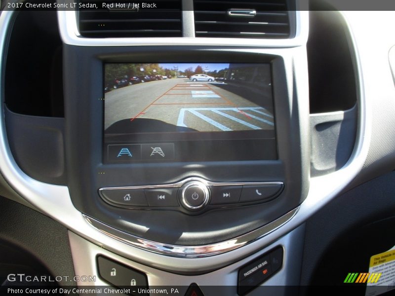 Red Hot / Jet Black 2017 Chevrolet Sonic LT Sedan