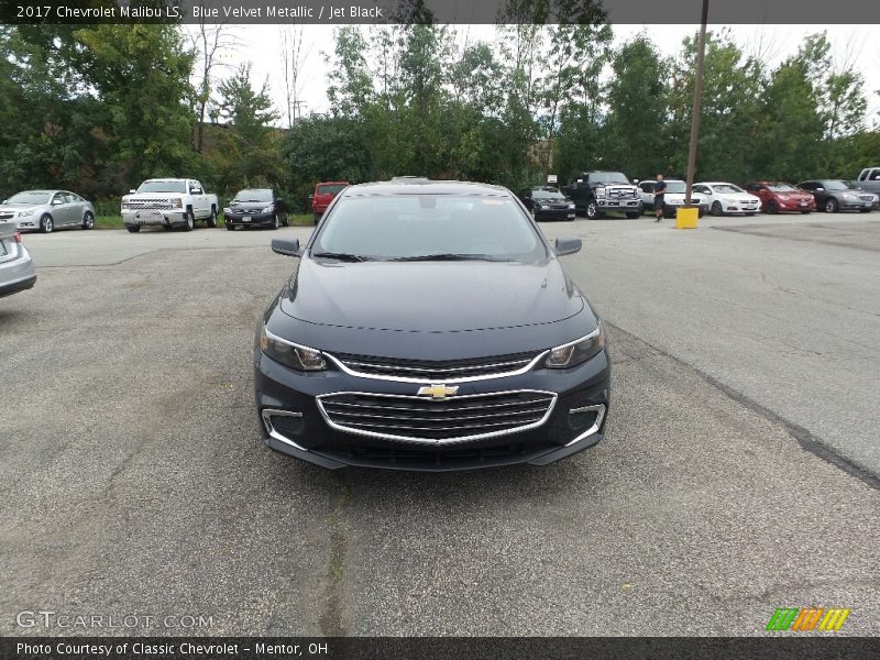 Blue Velvet Metallic / Jet Black 2017 Chevrolet Malibu LS