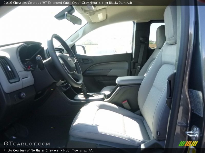 Cyber Gray Metallic / Jet Black/Dark Ash 2016 Chevrolet Colorado WT Extended Cab