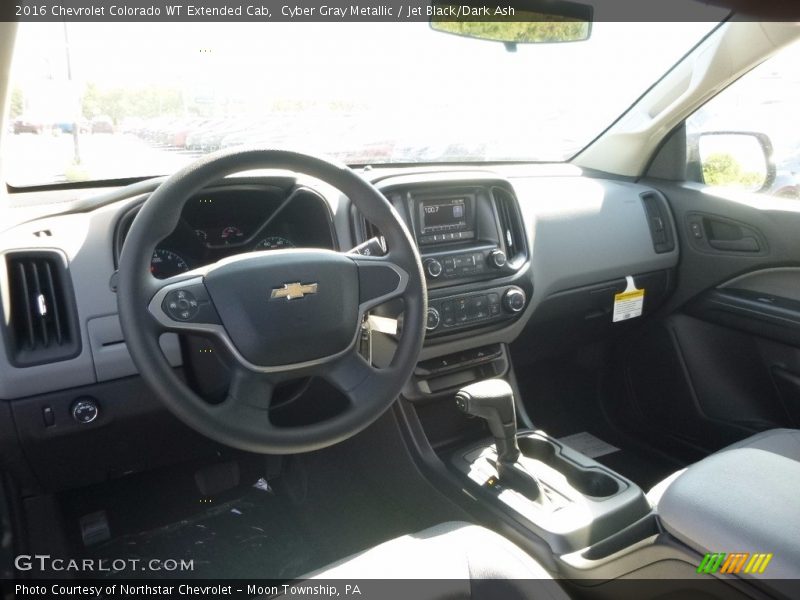 Cyber Gray Metallic / Jet Black/Dark Ash 2016 Chevrolet Colorado WT Extended Cab