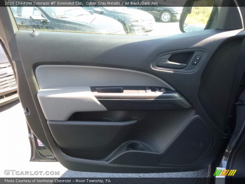 Cyber Gray Metallic / Jet Black/Dark Ash 2016 Chevrolet Colorado WT Extended Cab
