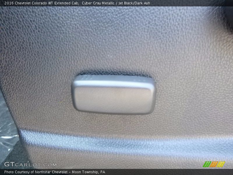 Cyber Gray Metallic / Jet Black/Dark Ash 2016 Chevrolet Colorado WT Extended Cab