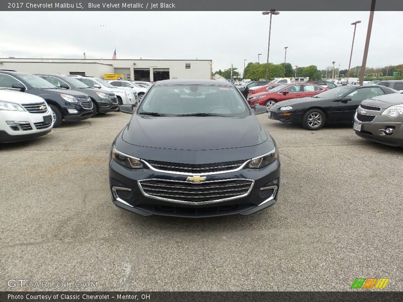 Blue Velvet Metallic / Jet Black 2017 Chevrolet Malibu LS