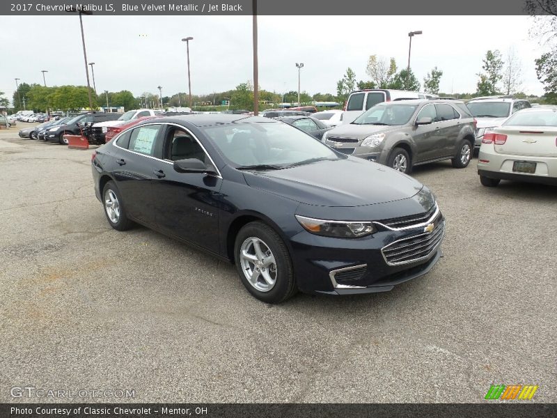Blue Velvet Metallic / Jet Black 2017 Chevrolet Malibu LS