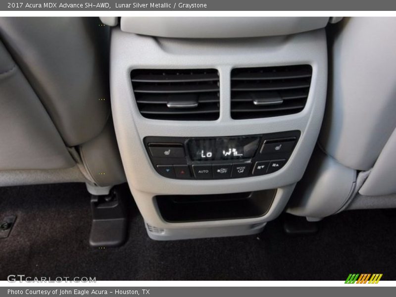 Lunar Silver Metallic / Graystone 2017 Acura MDX Advance SH-AWD
