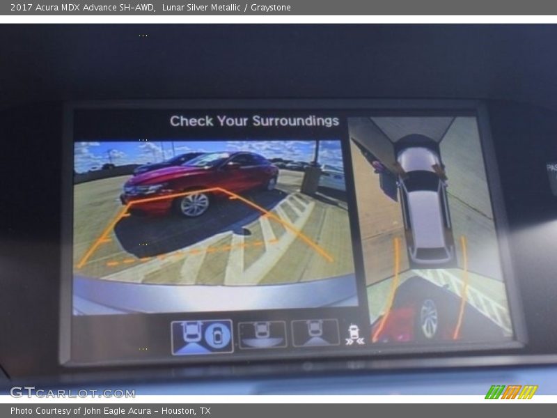 Lunar Silver Metallic / Graystone 2017 Acura MDX Advance SH-AWD