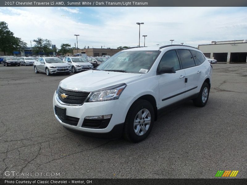 Summit White / Dark Titanium/Light Titanium 2017 Chevrolet Traverse LS AWD