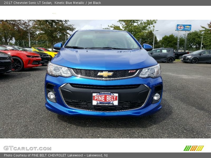 Kinetic Blue Metallic / Jet Black 2017 Chevrolet Sonic LT Sedan