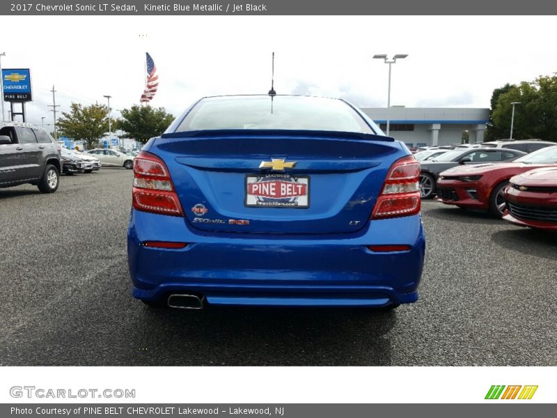 Kinetic Blue Metallic / Jet Black 2017 Chevrolet Sonic LT Sedan
