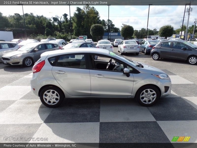 Ingot Silver / Charcoal Black/Light Stone 2013 Ford Fiesta SE Hatchback