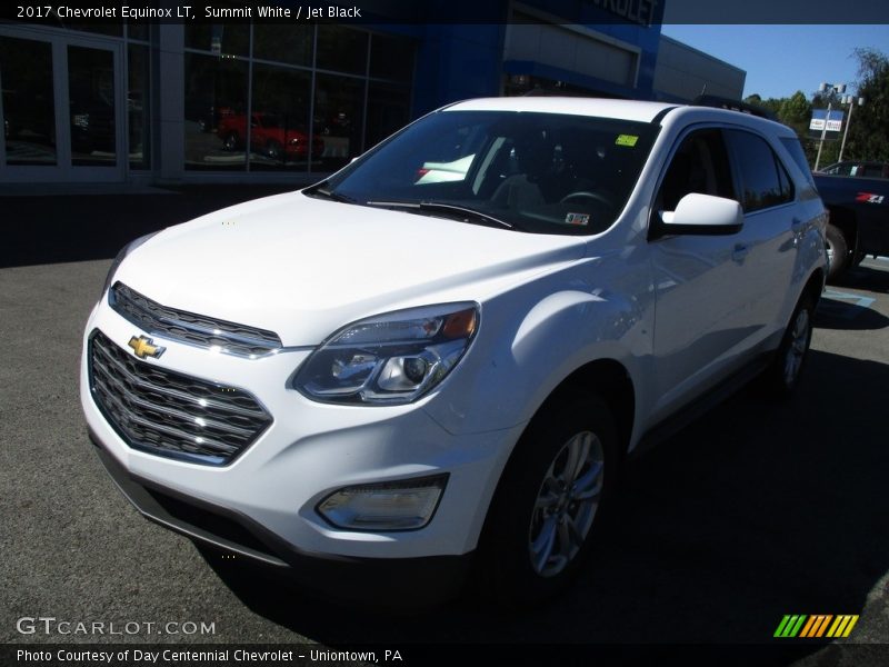 Summit White / Jet Black 2017 Chevrolet Equinox LT